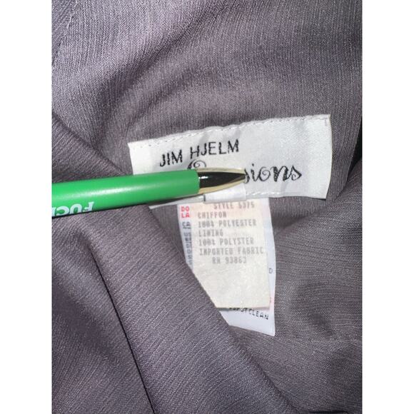 Jim Hjelm Occasions Size 4 Sleeveless Evening Cocktail Bridesmaid Dress Lined - Picture 6 of 6